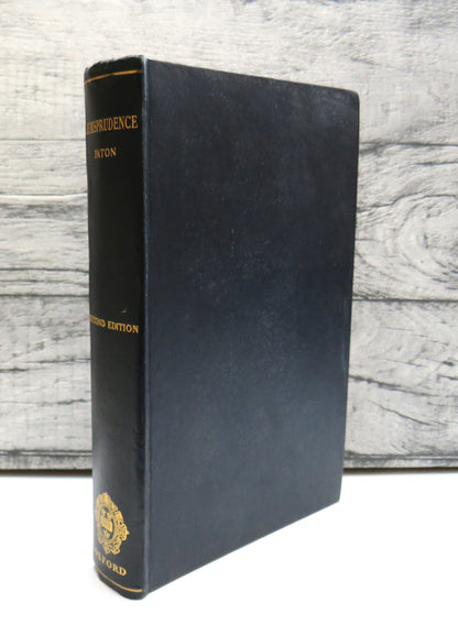 A Text-book of Jurisprudence by George Whitecross Paton, 1951 book front cover