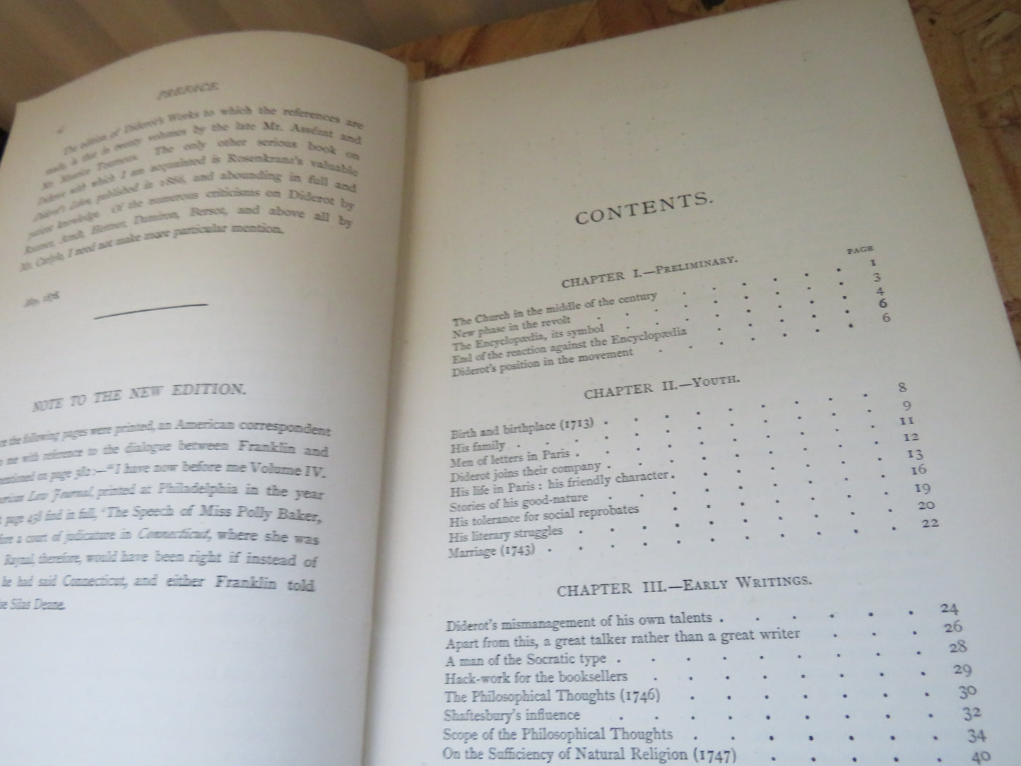 Diderot and The Encyclopaedists By John Morley 1884