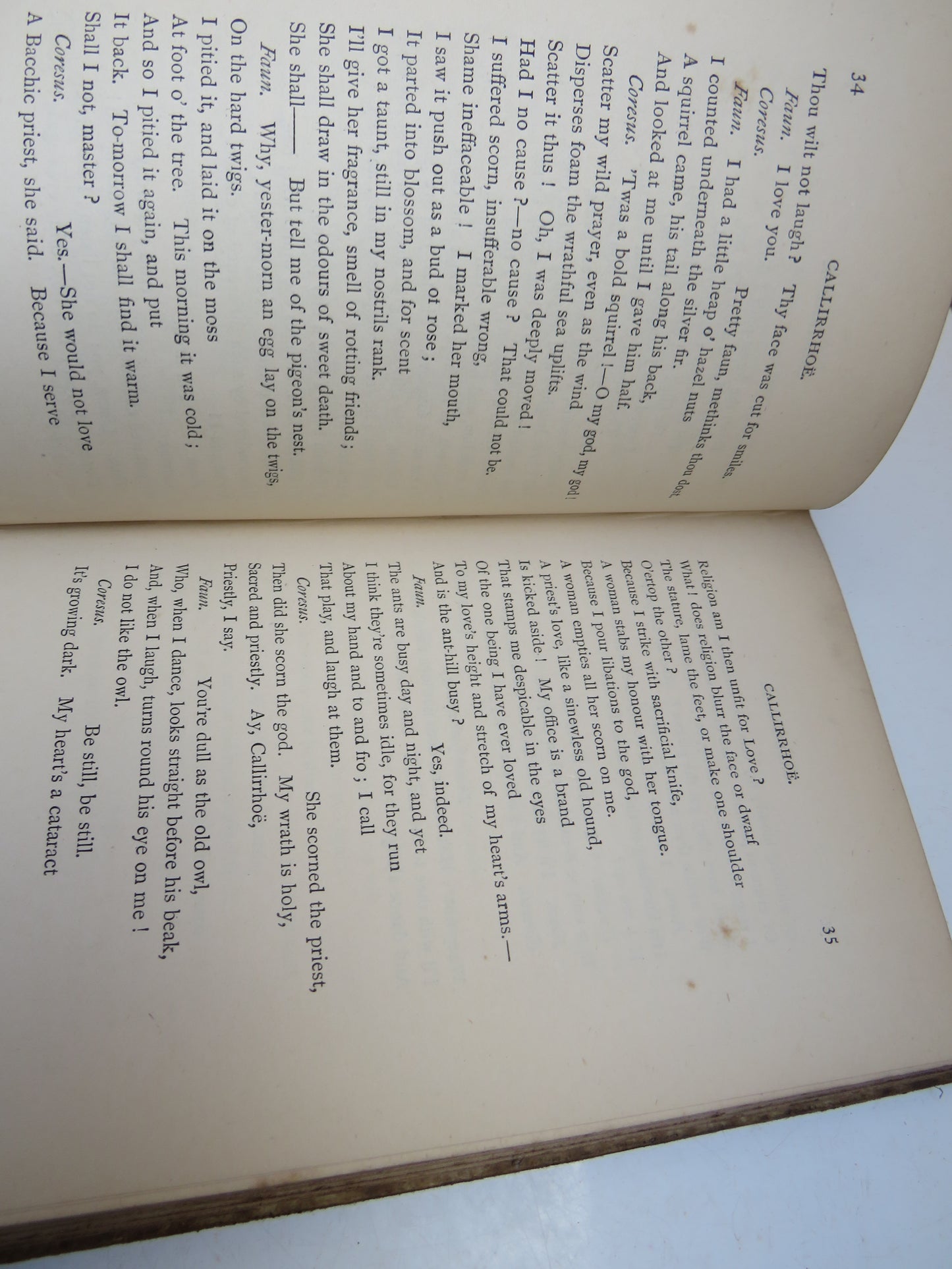Callirrhoe: Fair Rosamund By Michael Field Antique Book
