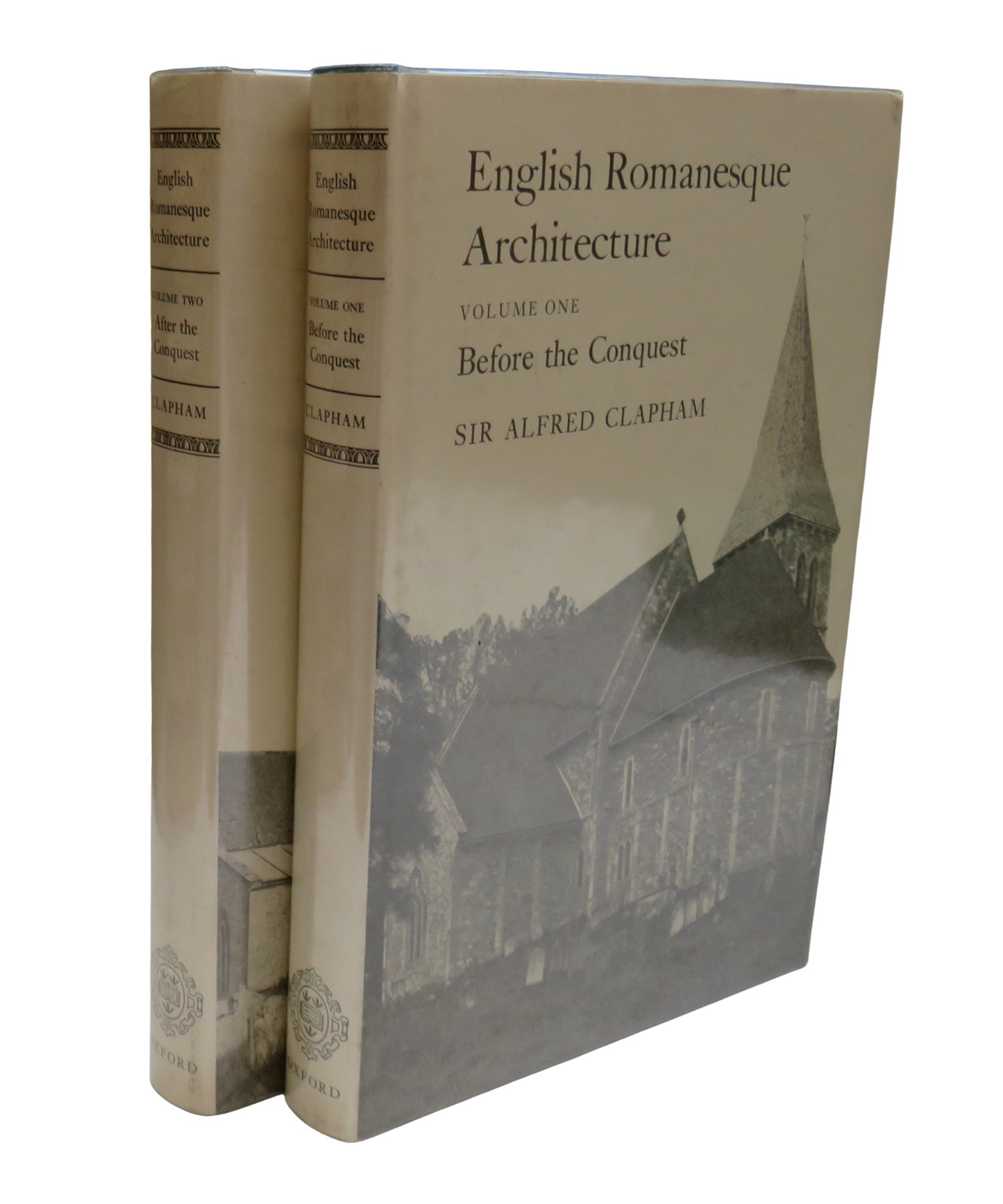 English Romanesque Architecture After The Conquest By A. W. Clapham 1969 2 Volume Set