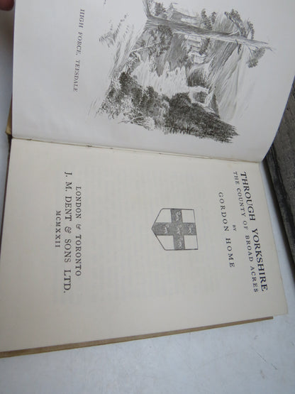Through Yorkshire, The County of Broad Acres by Gordon Home, 1922 book image 3