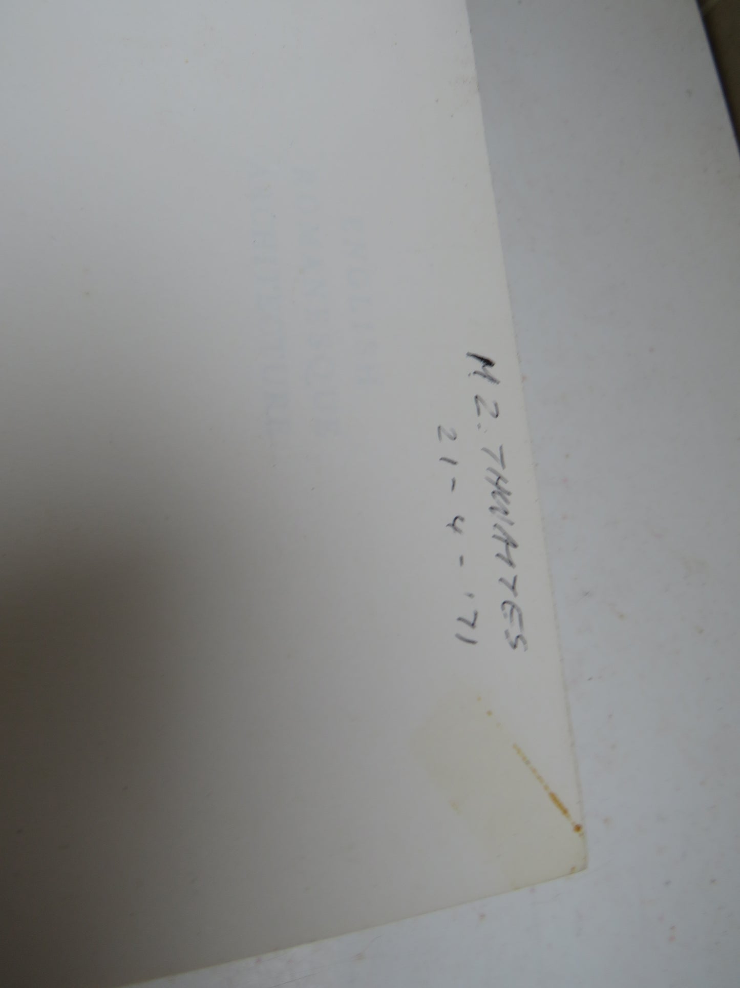 English Romanesque Architecture After The Conquest By A. W. Clapham 1969 2 Volume Set