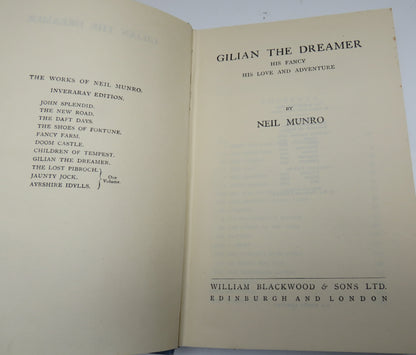 Gilian The Dreamer, His Fancy, His Love and Adventure by Neil Munro, 1949 book image 4