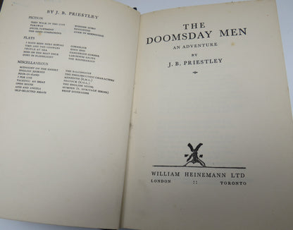 The Doomsday Men by J. B. Priestley, 1938 book image 5