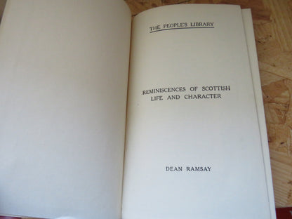 Reminiscences of Scottish Life and Character By Dean Ramsay 1909 book image 2