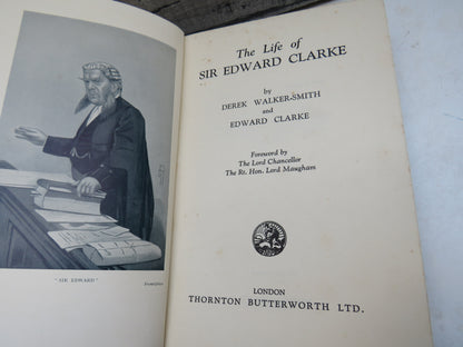 The Life of Sir Edward Clarke by Derek Walker-Smith and Edward Clarke, 1939 book image 3