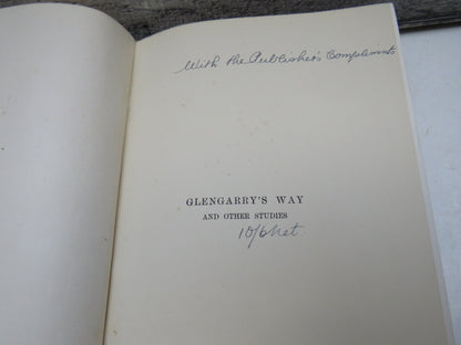 Glengarry's Way and Other Studies by William Roughead, 1922 book image 3