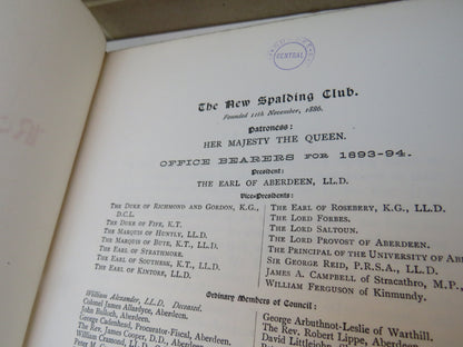 The Records of Aboyne MCCXXX-MDCLXXXI - Spalding Club 1894 book image 9