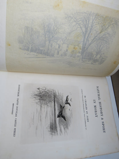Natural History & Sport In Moray By Charles St. John 1882 Antique Book book image 3