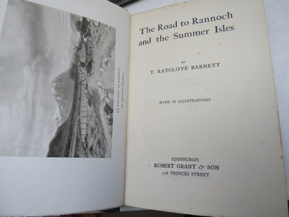 The Road to Rannoch and The Summer Isles by T. Ratcliffe Barnett, 1924 book image 3