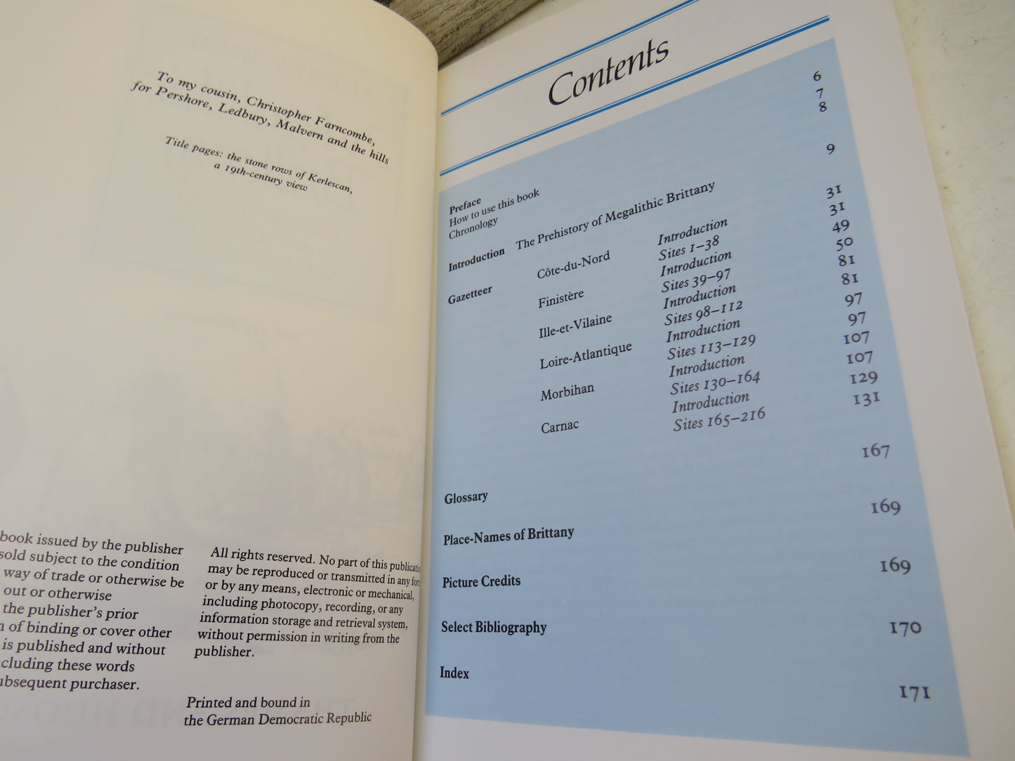 Megalithic Brittany A Guide To Over 350 Ancient Sites and Monuments By Aubrey Burl 1985