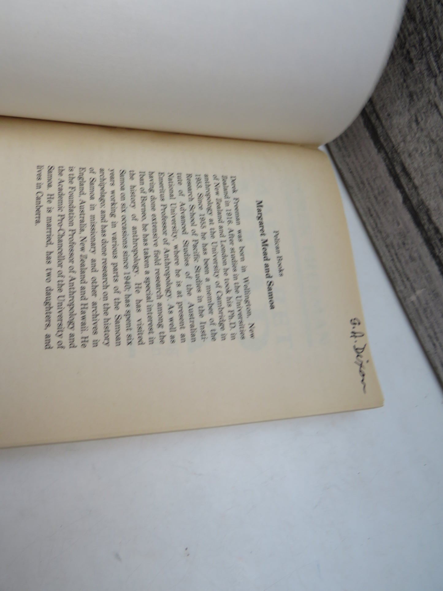 Margaret Mead and Samoa The Making and Unmaking Of An Anthropological Myth By Derek Freeman 1984