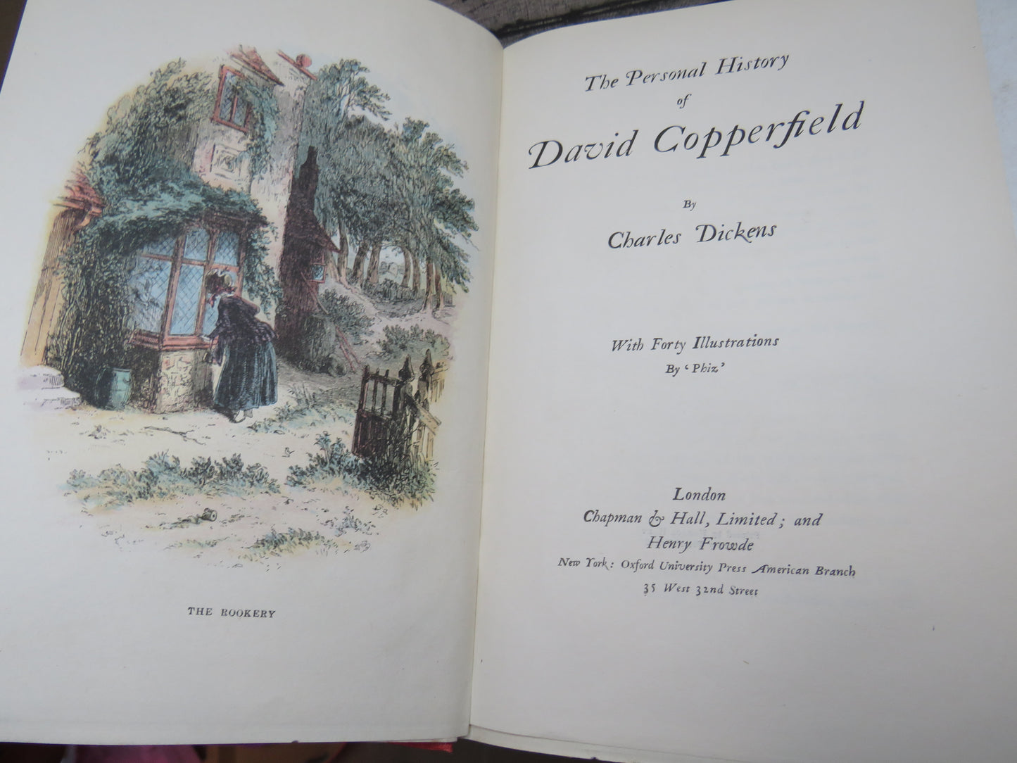 The Personal History of David Copperfield by Charles Dickens, with Forty Illustrations, Vintage Novel
