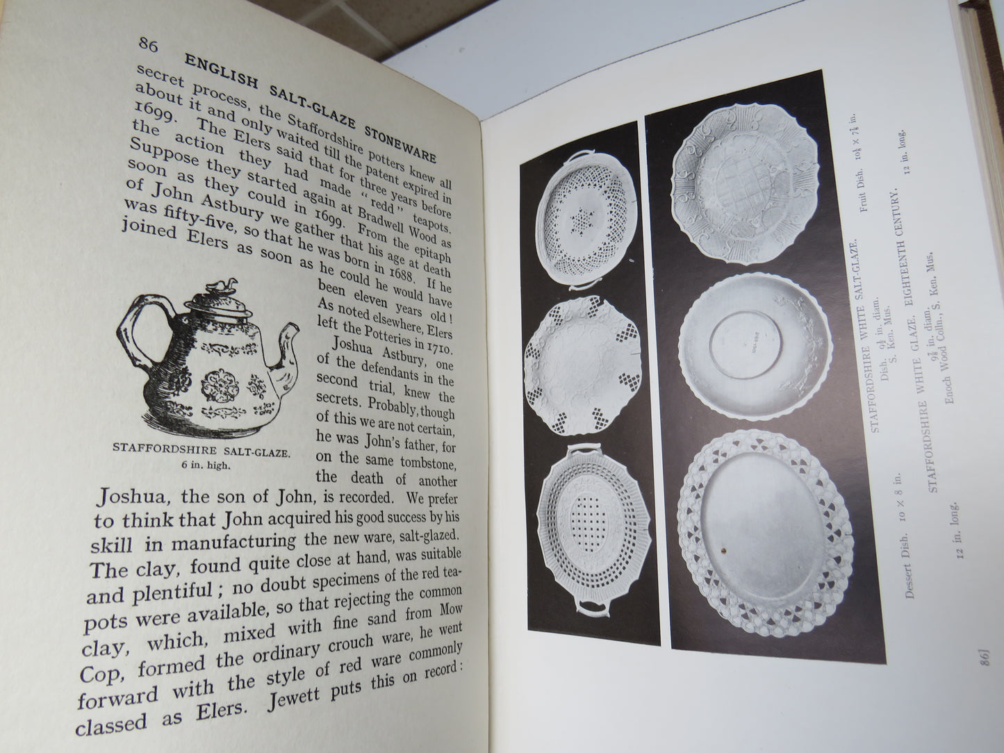 The A B C of English Salt-Glaze Stoneware From Dwight To Doulton By J. F. Blacker 1922 1st Edition