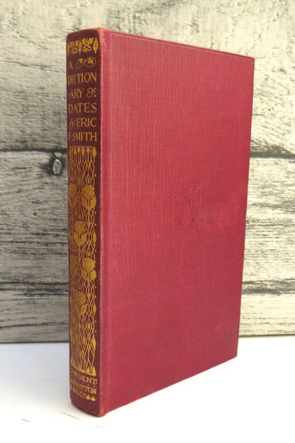 A Dictionary of Dates Brought Down To The Present Day book front cover