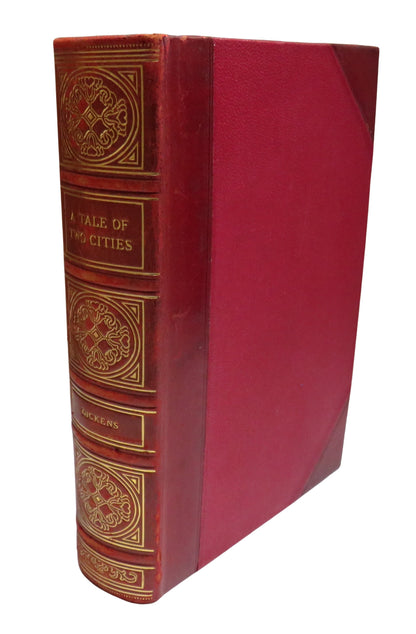 A Tale of Two Cities By Charles Dickens With Illustrations By John Jellicoe 1905 Antique Book book front cover