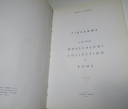 Firearms in the Princes Odescalchi Collection in Rome, Nolfo Di Carpegna book image 4
