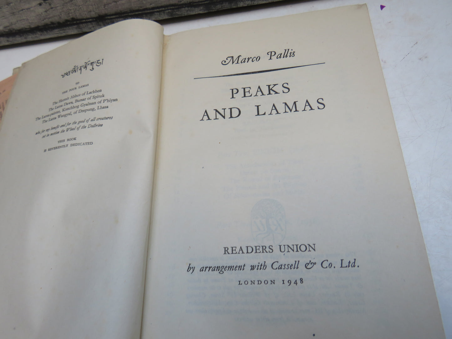 Peaks and Lamas by Marco Pallis, 1948