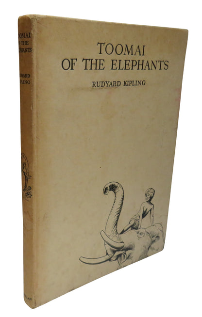 Toomai Of The Elephants By Rudyard Kipling 1937 Antique Book book front cover