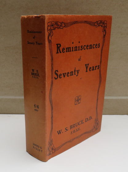 Reminiscences of Seventy Years by W. S. Bruce, 1929 book image 2