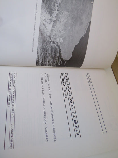 Rescue Excavations On The Brough of Birsay 1974-82 J R Hunter 1986 No 4 book image 4
