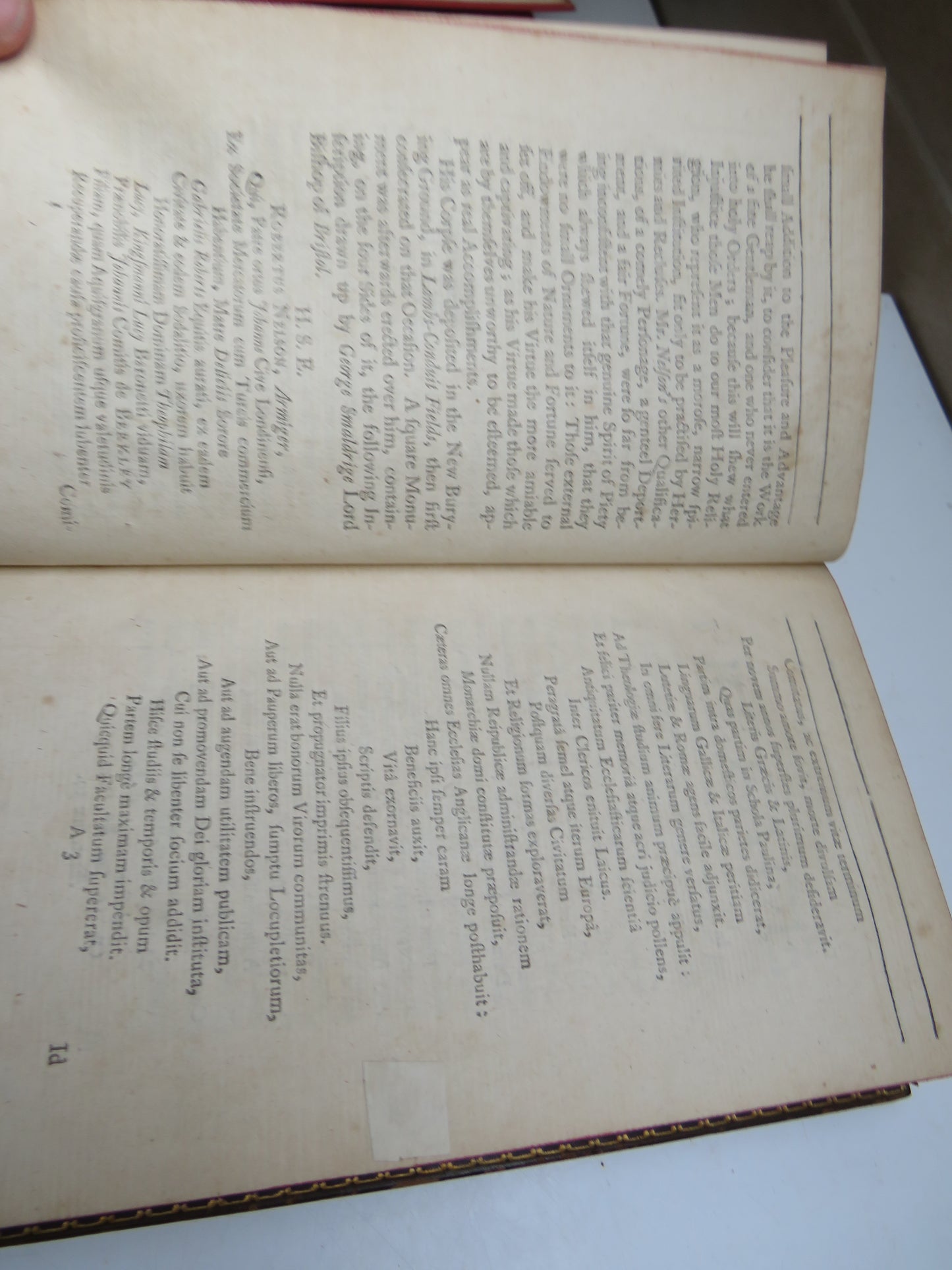 A Companion For The Festivals and Fasts Of The Church of England With Collects and Prayers For Each Solemnity By Robert Nelson 1757