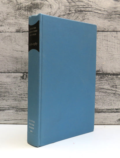 Stirling Presbytery Records 1581-1587 Edited By James Kirk 1981 book front cover