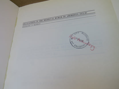 Excavations In The Medieval Burgh of Aberdeen 1973-81 Edited By J C Murray No 2 book image 4