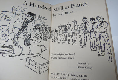 A Hundred Million Francs by Paul Berna, 1957 book image 4