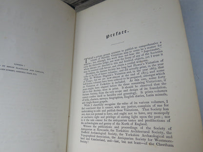 The Visitation of Yorkshire Made In The Years 1584/5, By Robert Glover, Somerset Herald 1875 book image 6