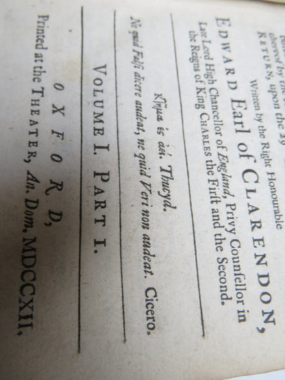 The History of the Rebellion and Civil Wars In England Begun In The Year 1641 By Edward Earl of Clar book image 7
