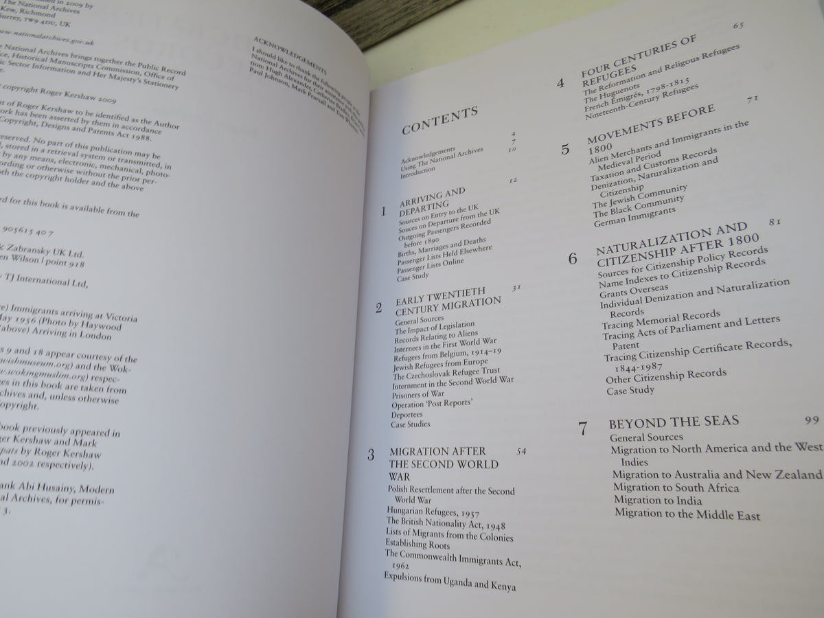 Migration Records A Guide For Family Historians By Roger Kershaw 2009 book image 4
