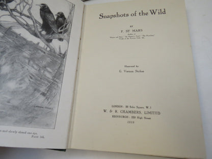 Snapshots of the Wild By F. St Mars 1919