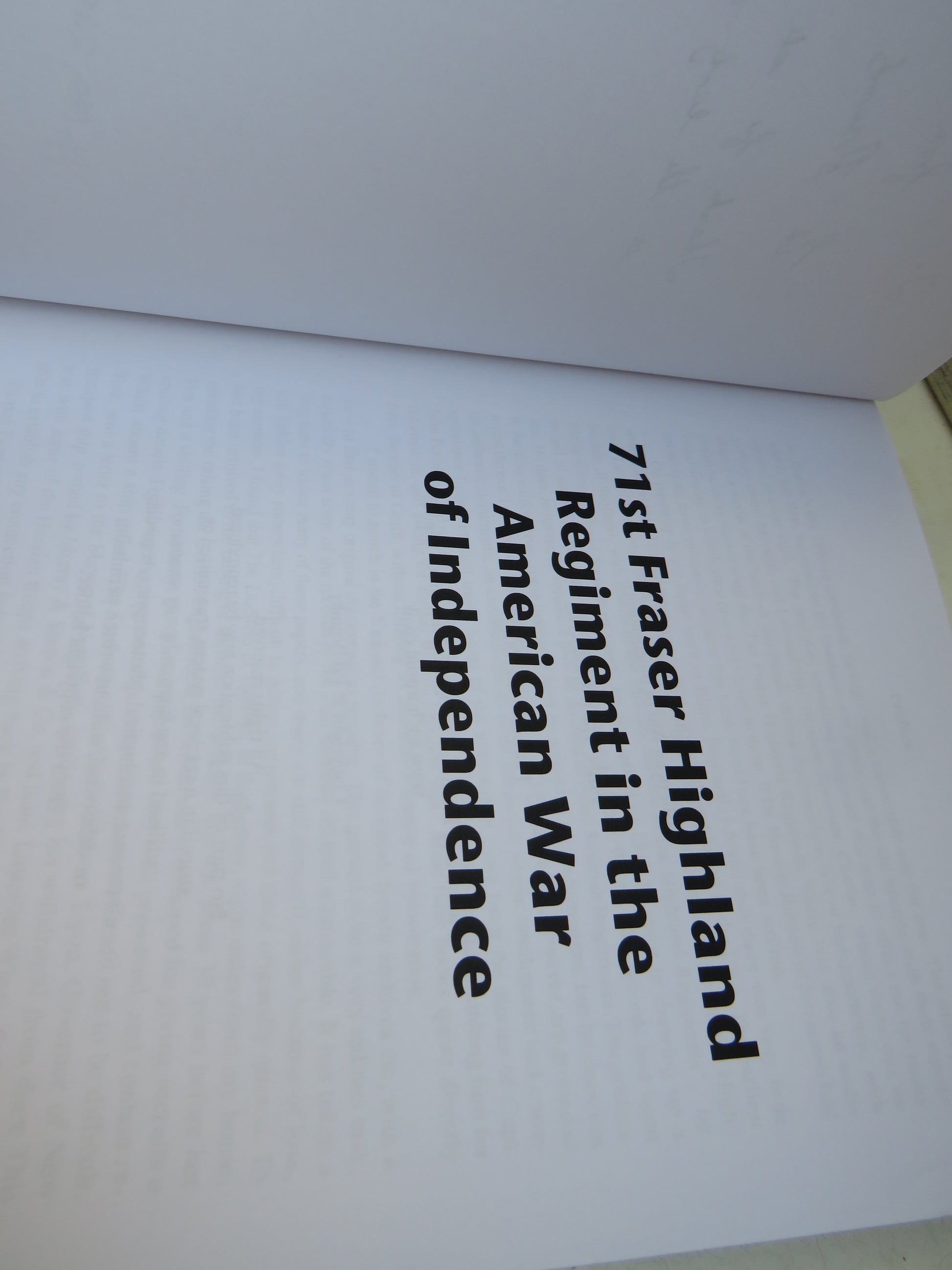 71st Fraser Highland Regiment In The American War of Independence 2012, book image 4