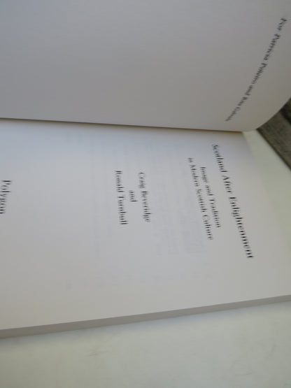 Scotland After Enlightenment Image and Tradition In Modern Scottish Culture By Craig Beveridge and Ronald Turnbull 1997
