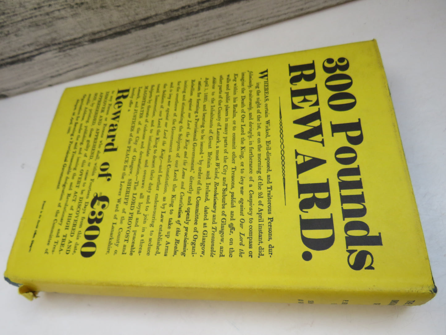 The Scottish Insurrection of 1820 By P. Berresford Ellis and Seumas Mac A'Ghobhainn 1970, book image 3