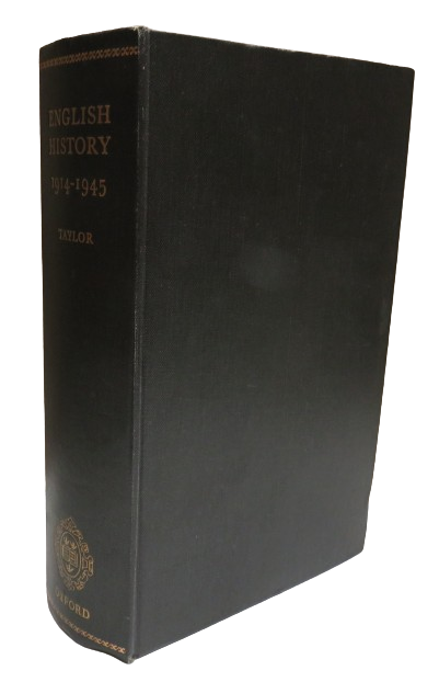 English History 1914-1945 by A. J. P. Taylor, 1966 book front cover