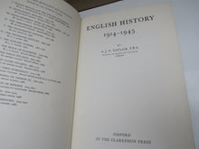 Load image into Gallery viewer, English History 1914-1945 by A. J. P. Taylor, 1966
