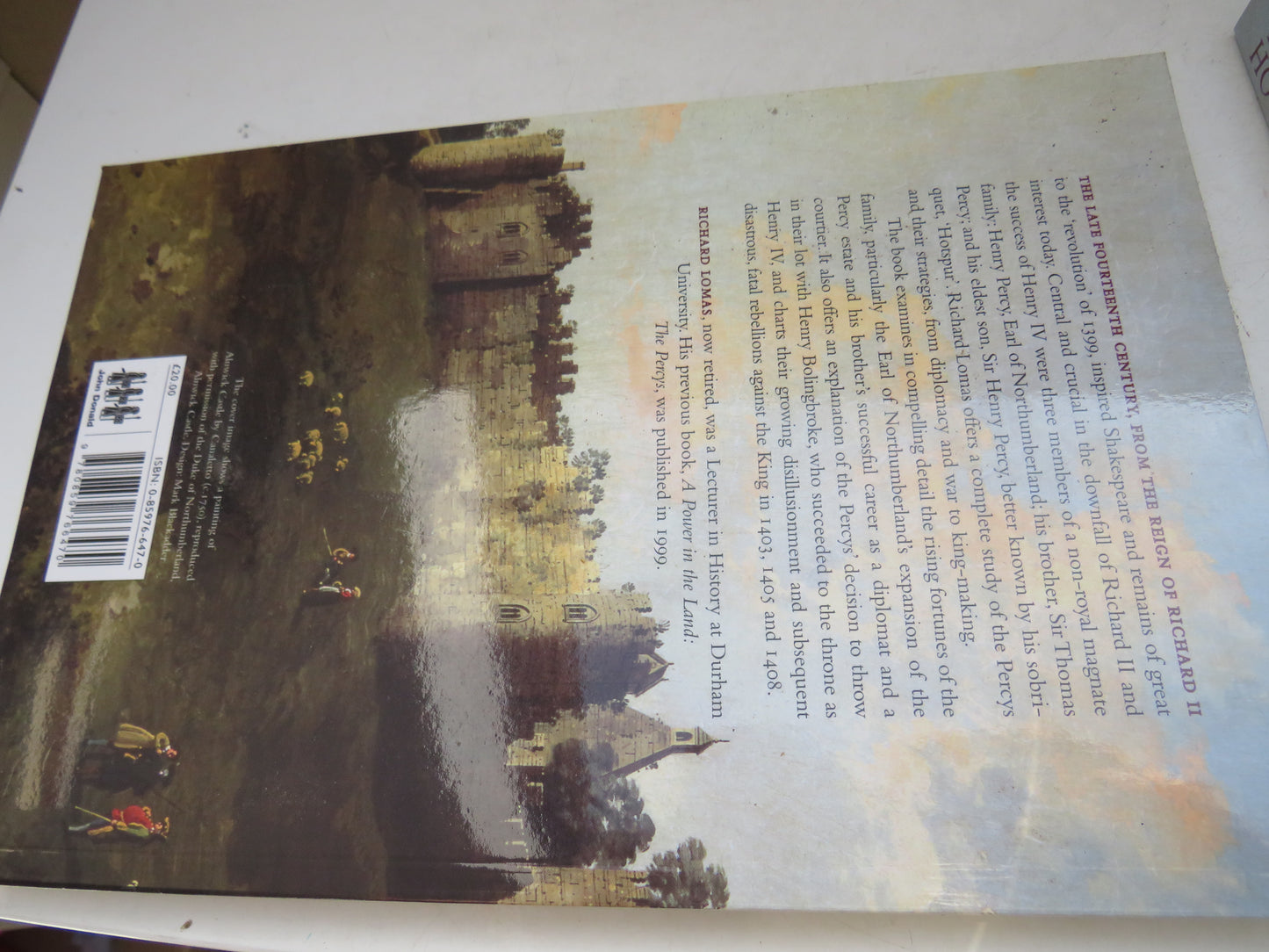 The Fall of the House of Percy 1368-1408 By Richard Lomas 2007, book image 2