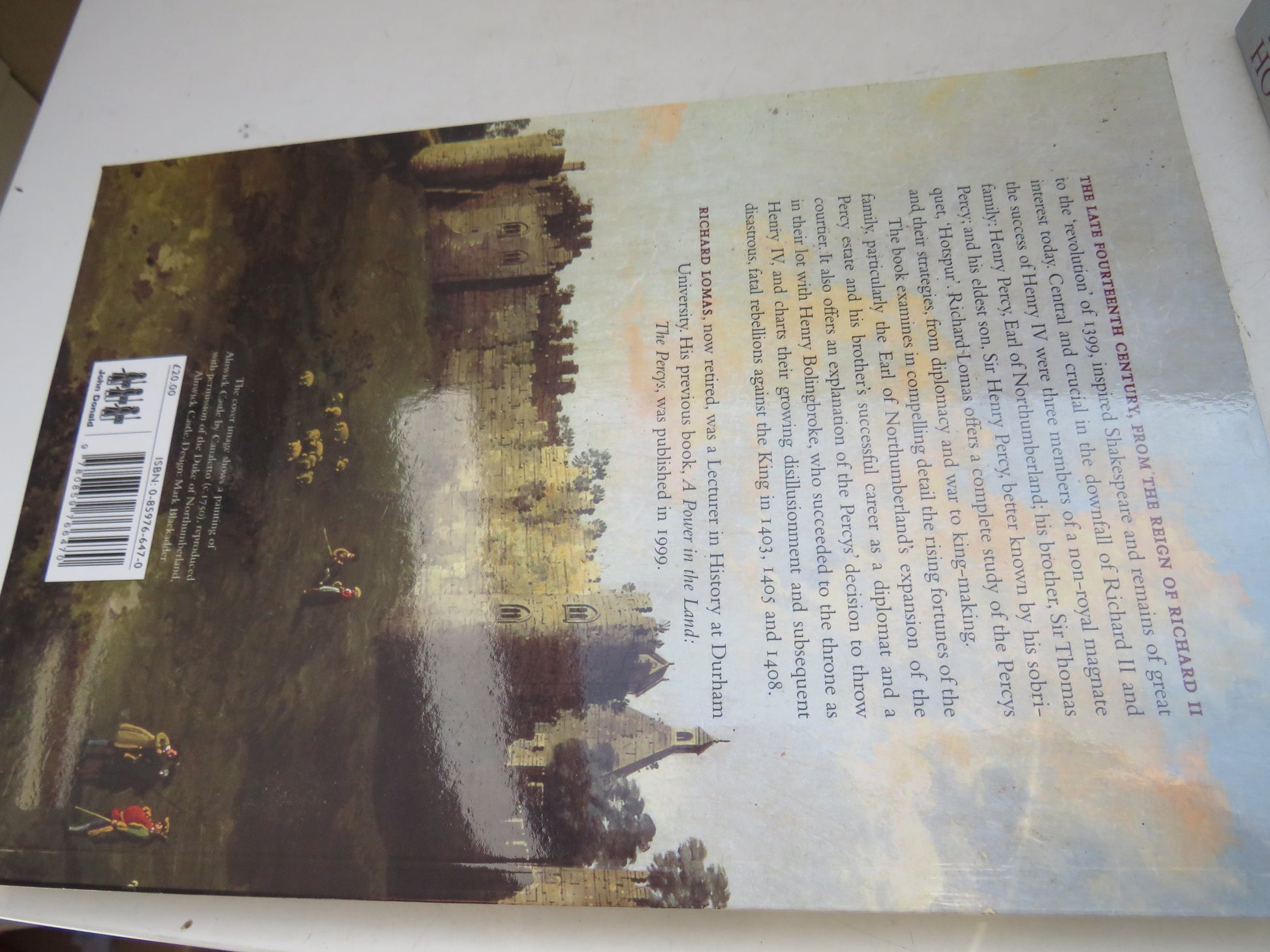 The Fall of the House of Percy 1368-1408 By Richard Lomas 2007, book image 2