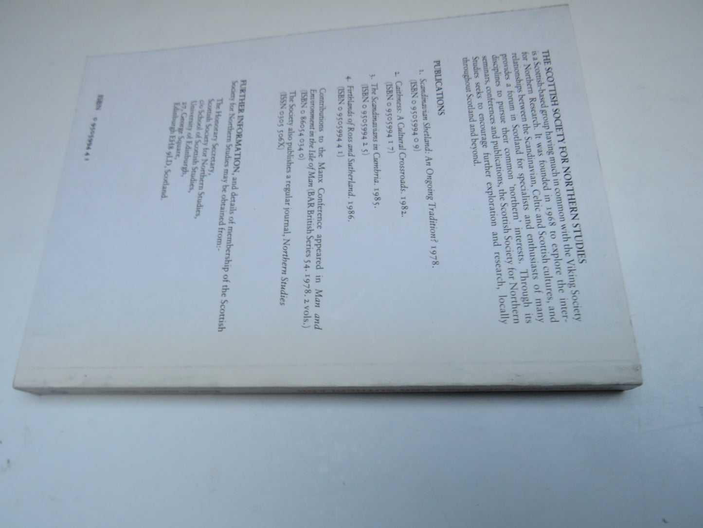Firthlands of Ross and Sutherland Edited By John R. Baldwin 1986