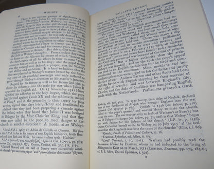 Wolsey by A.F. Pollard, 1953 Illustrated Edition with additional notes and corrections book image 4