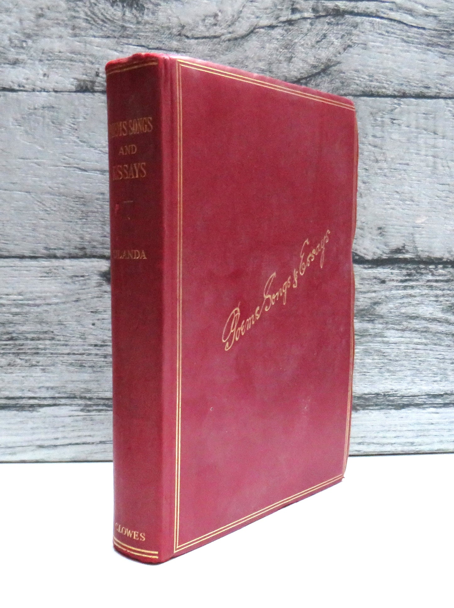 Poems, Songs and Essays Third Edition By Ulanda