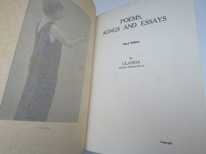 Poems, Songs and Essays Third Edition By Ulanda