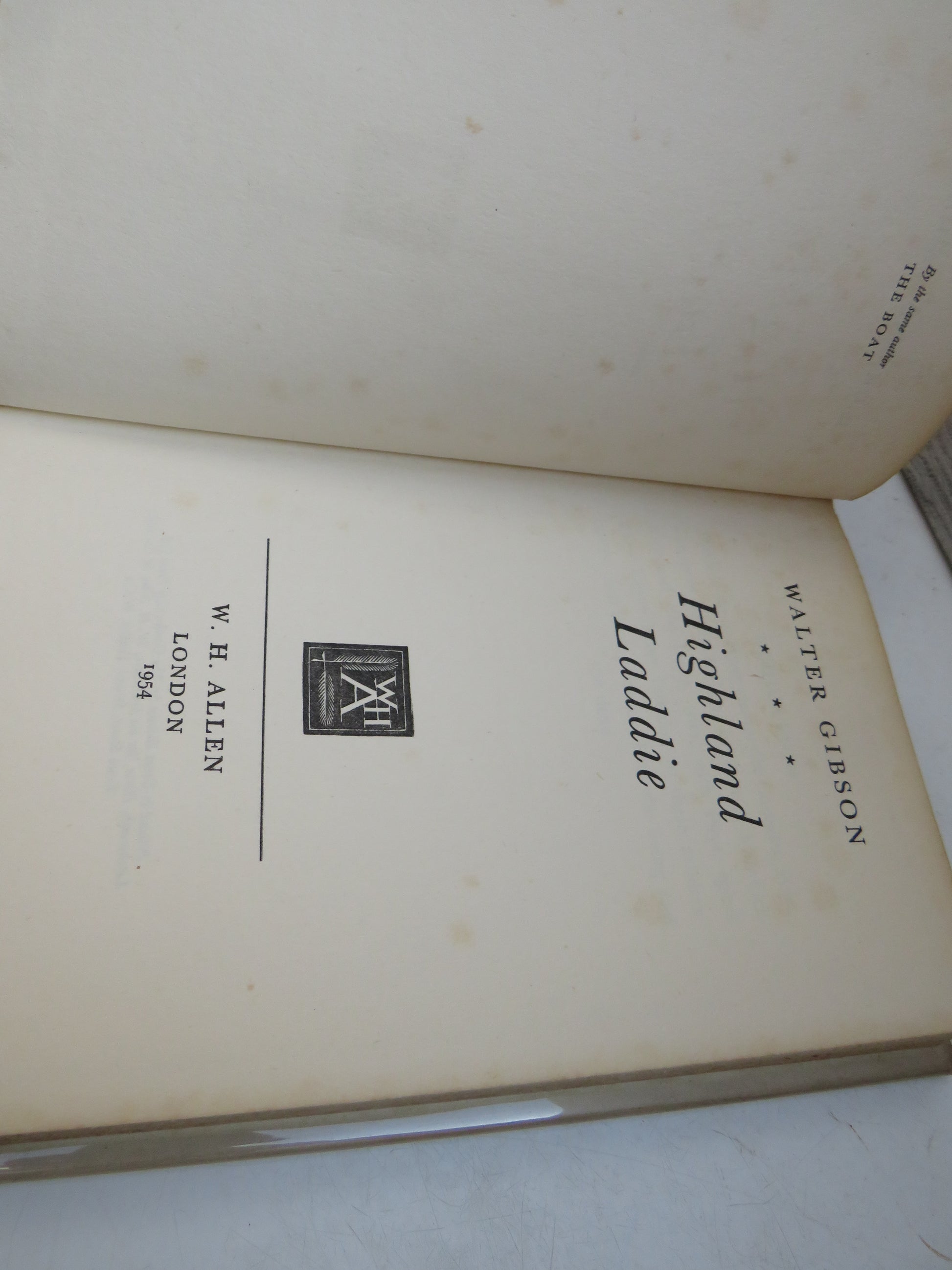 Highland Laddie By Walter Gibson 1954, book image 4