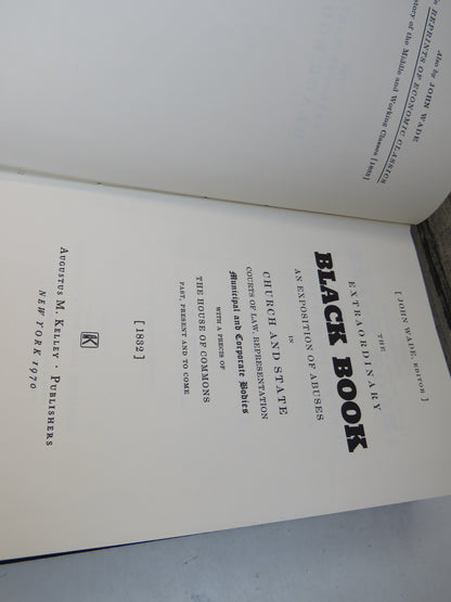 The Extraordinary Black Book An Exposition of Abuses In Church and State Courts of Law, Representati book image 4