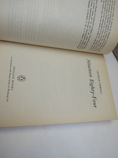 Nineteen Eighty-Four By George Orwell 2000 Penguin Books