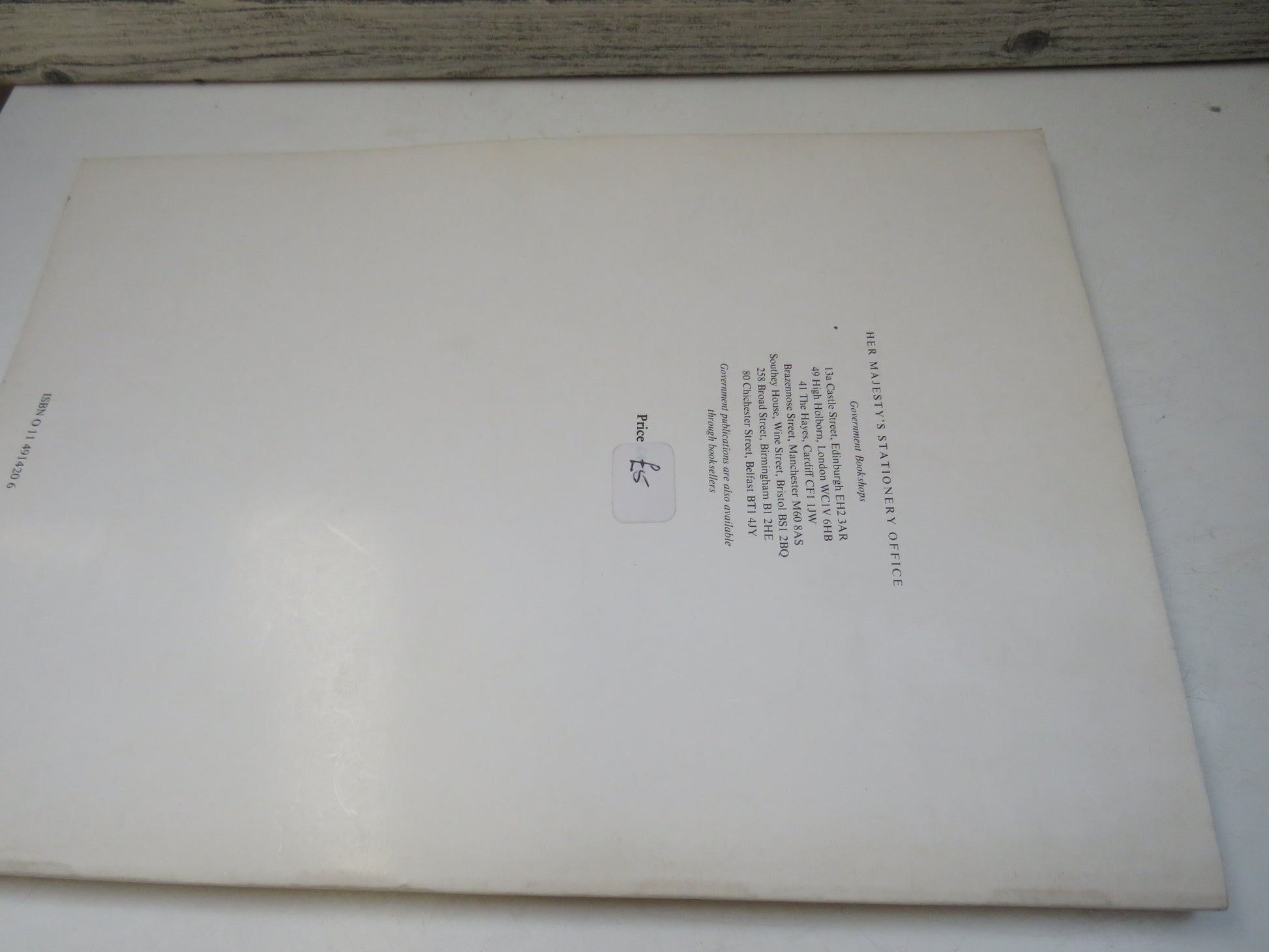 List of American Documents Scottish Record Office 1976, book image 2