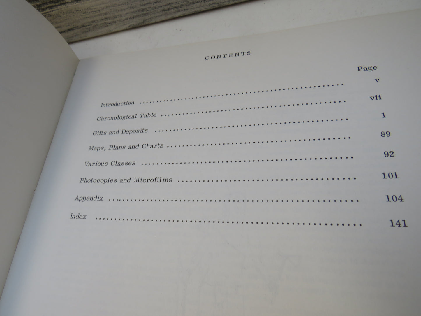 List of American Documents Scottish Record Office 1976, book image 5