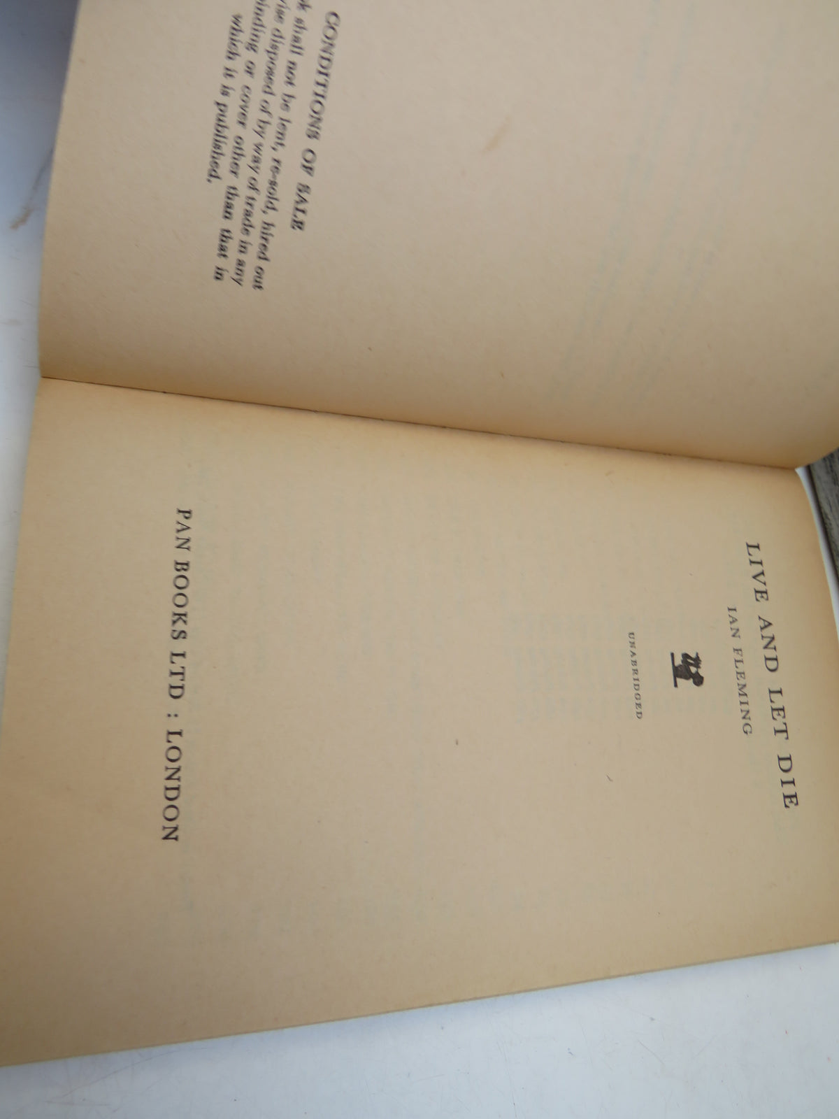 Live and Let Die By Ian Fleming 1965 18th Printing